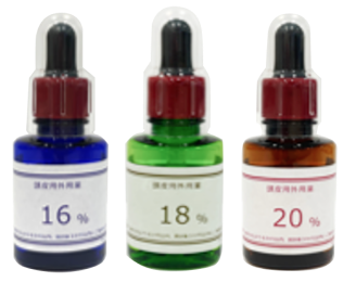 16%以上のミノキシジル外用薬